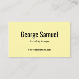 Enkel Elegant för Professionell anställer Namn-job Visitkort