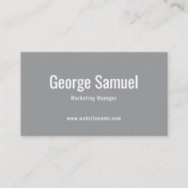 Enkel Elegant för Professionell anställer Namn-job Visitkort
