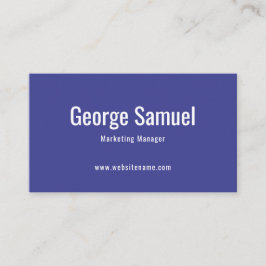 Enkel Elegant för Professionell anställer Namn-job Visitkort