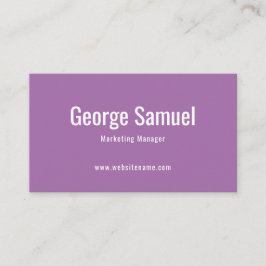 Enkel Elegant för Professionell anställer Namn-job Visitkort