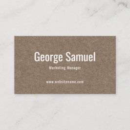 Enkel Elegant för Professionell anställer Namn-job Visitkort
