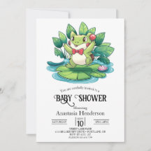 Enkel Elegant Frog Baby Shower