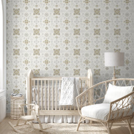 Enkel Elegant Guld folkmun Mönster