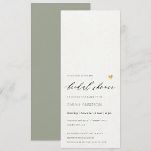 ENKEL ELEGANT GULD GRET TYPOGRAPHY-Möhippa Inbjudningar