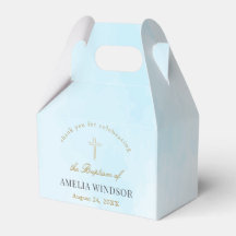 Enkel Elegant Guld Kor-baptism Christening