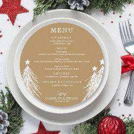 Enkel Elegant Guld Meny