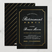 Enkel Elegant Guld Surprise Pension Party