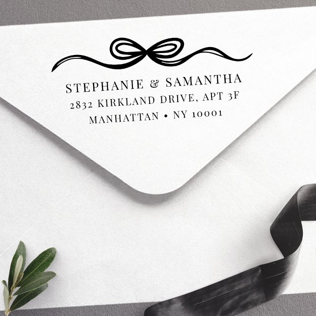 Enkel Elegant Handritad Slinga Självfärgande Stämpel (Skapare uppladdad)