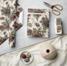 Enkel Elegant Julafton Gift Wrap-Trendig Presentpapper