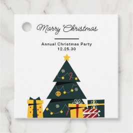 Enkel Elegant, Julgran Gift-ruta Gåvor Etiketter