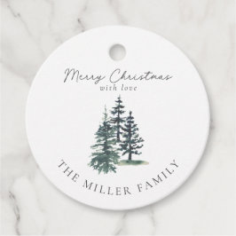 Enkel Elegant Julgran | Gräs träd Gåvor Etiketter
