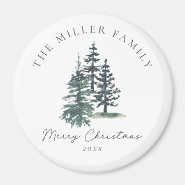 Enkel Elegant Julgran | Gräs träd Magnet