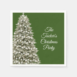 Enkel Elegant Julgran jul Party Pappersservett