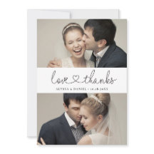 Enkel Elegant Kärlek och tack vare hjärtskriptfoto