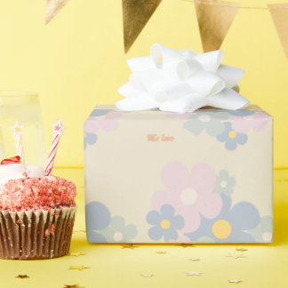 Enkel Elegant - Klistra in blomma Anpassningsbar M Presentpapper