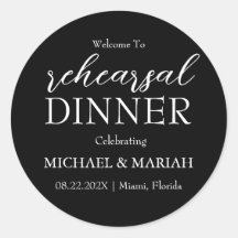 Enkel Elegant Kvällen Före Repetitionsmiddag