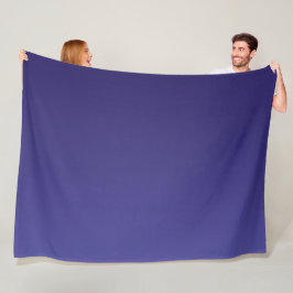 Enkel Elegant Marinblå Gradient Mysig Filta  Fleecefilt