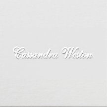 Enkel Elegant, minimalistisk #11-skript, endast Na