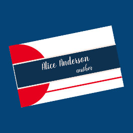 Enkel elegant minimalistisk feminin visitkort