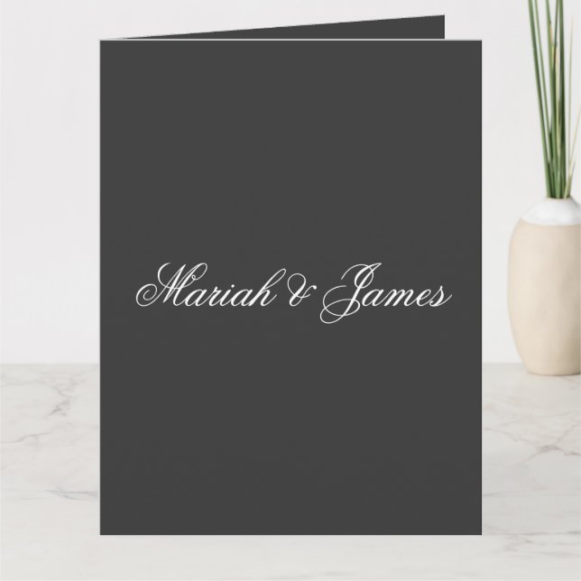 Enkel Elegant Minimalistisk Modern Kort (Framsida)