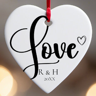 Enkel Elegant - minimalistisk Personlig - jul Julgransprydnad Keramik