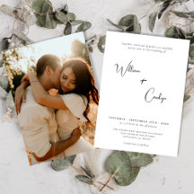 Enkel Elegant - minimalistiskt Bröllop