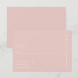 Enkel Elegant - minimalt Modern Bröllop OSA Kort
