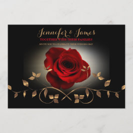 Enkel Elegant | Modern bröllopsinbjudan Inbjudningar