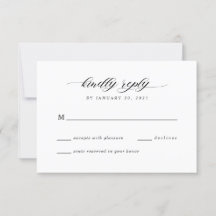 Enkel Elegant Modern Klassisk Typografi Bröllop