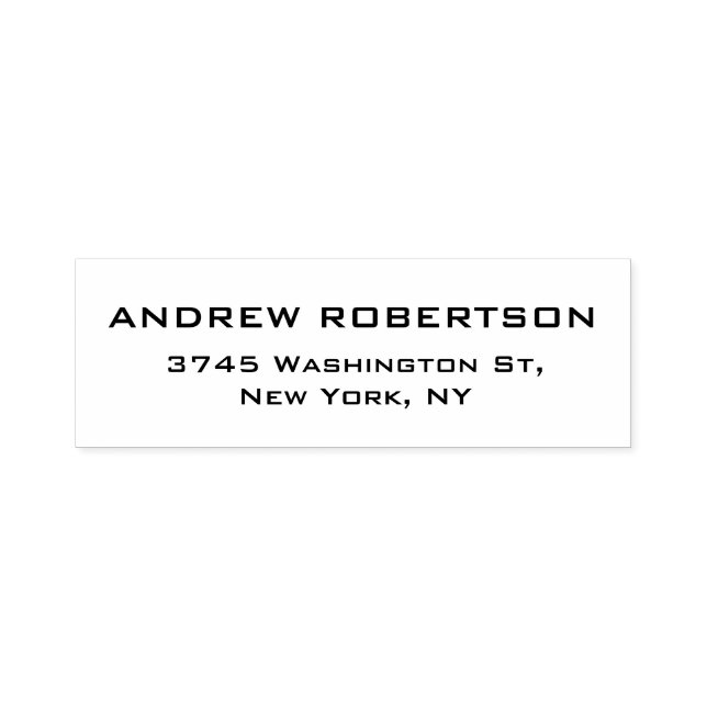 Enkel Elegant Modern Unik Självfärgande Stämpel (Design)