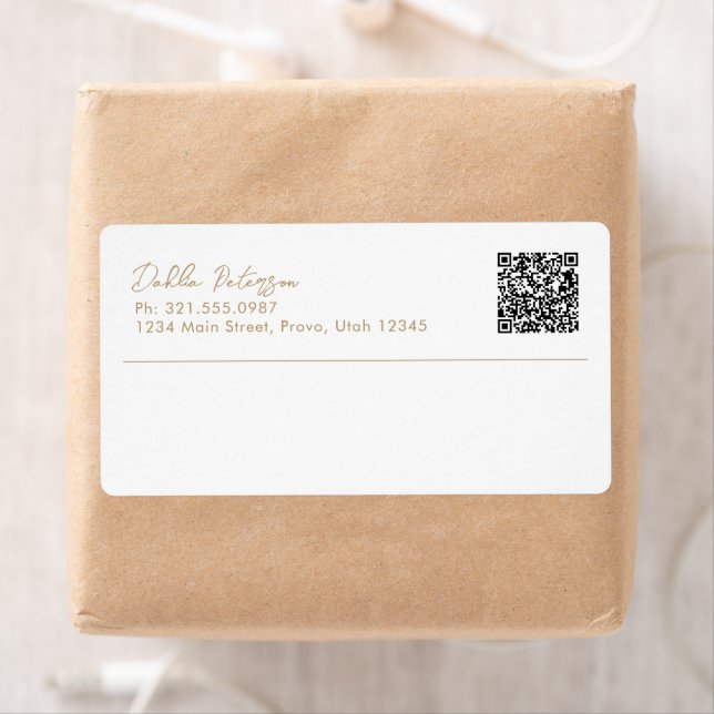 Enkel Elegant Namn Modern Fraktsedel (Insitu)