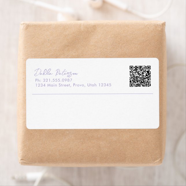 Enkel Elegant Namn Modern Fraktsedel (Insitu)