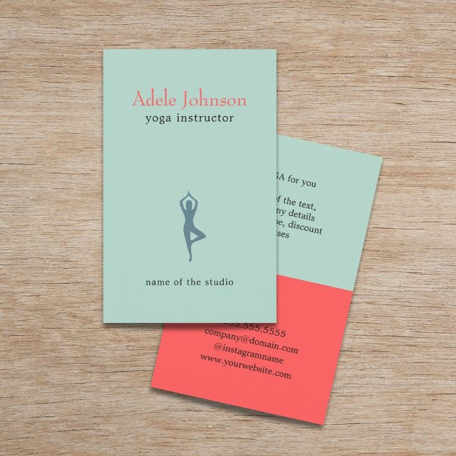 Enkel Elegant Pastel Icon Yoga Instructor Flygblad (Skapare uppladdad)
