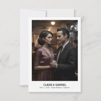 Enkel Elegant Religiös Text, Foto Spara Datum Datumet