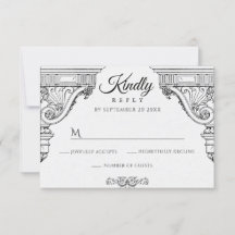 Enkel elegant renässansarkitektur