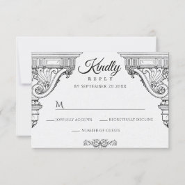 Enkel elegant renässansarkitektur  OSA kort