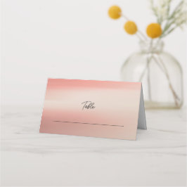 Enkel Elegant Ro Bröllop-platskort i Bord Placeringskort