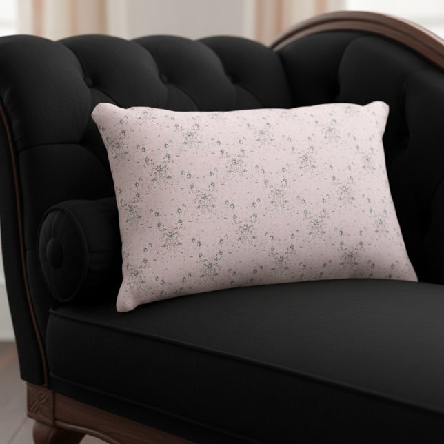 Enkel Elegant  Rosa Glitter Mönster Prydnadskudde (Skapare uppladdad)