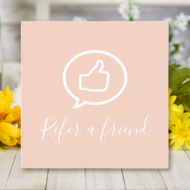 Enkel Elegant Rosa på huden Rabattkort (Skapare uppladdad)