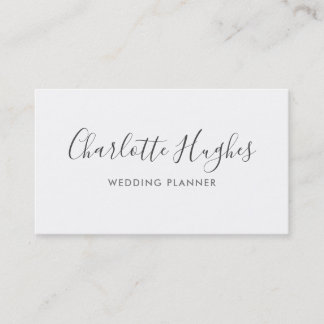 Enkel Elegant Signatur Visitkort