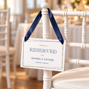 Enkel Elegant Stjärna Bar Mitzvah Reserverad Sitsk Inbjudningar