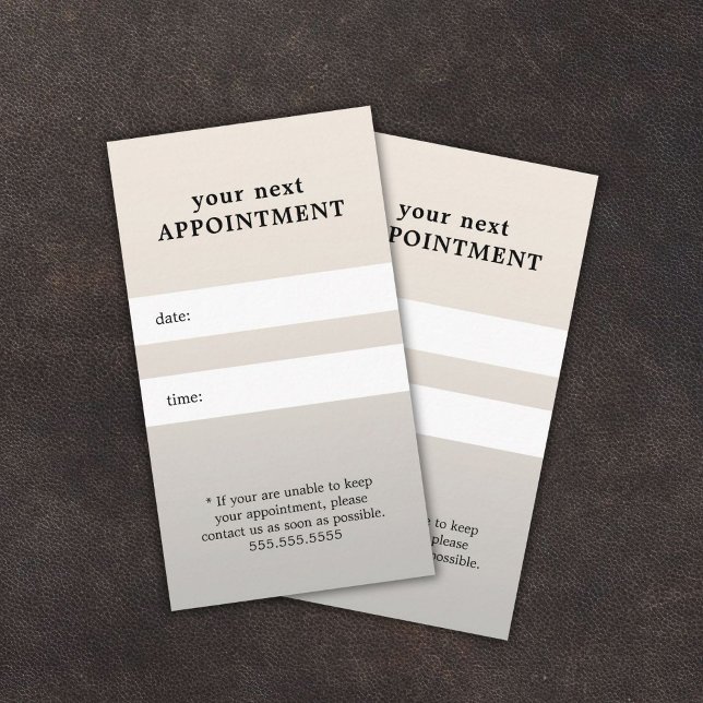 Enkel Elegant Svartvit Silver Beauty Möte Tidsbeställning Kort (Skapare uppladdad)