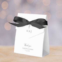 Enkel Elegant Tack för Bröllop-minimalistisk Chic Presentaskar