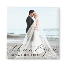 Enkel Elegant, Tack Photo Magnet