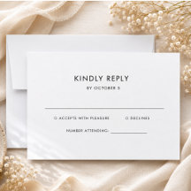 Enkel Elegant Text | Boho Bröllop