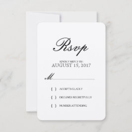 Enkel Elegant Typografi Kraft Papper OSA kort