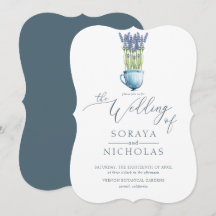 Enkel Elegant Vattenfärg Blommigt Bröllop