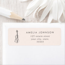 Enkel Elegant Violin Teacher Musician Rosa