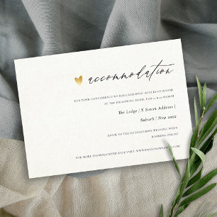 ENKEL ELEGANTA KRAFT GULD TYPOGRAFI BOENHET TILLÄGGSKORT