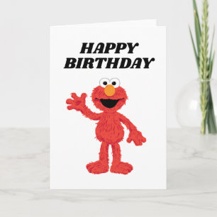 Enkel Elmo 1:a födelsedag Kort